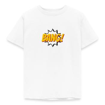 - Bang. t Shirt bang comic comic comics comics - Kinder T-Shirt - Weiß - Vorne - AI Model Kid Male (0cm)