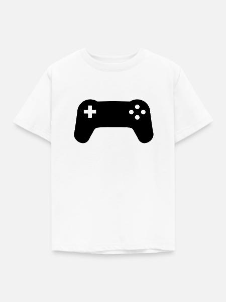 Controller - Kinder T-Shirt - Weiß