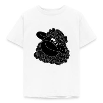 Black sheep (b) - T-shirt Enfant - blanc - Devant - AI Model Kid Male (0cm)