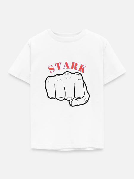 Starke Faust - Kinder T-Shirt - Weiß