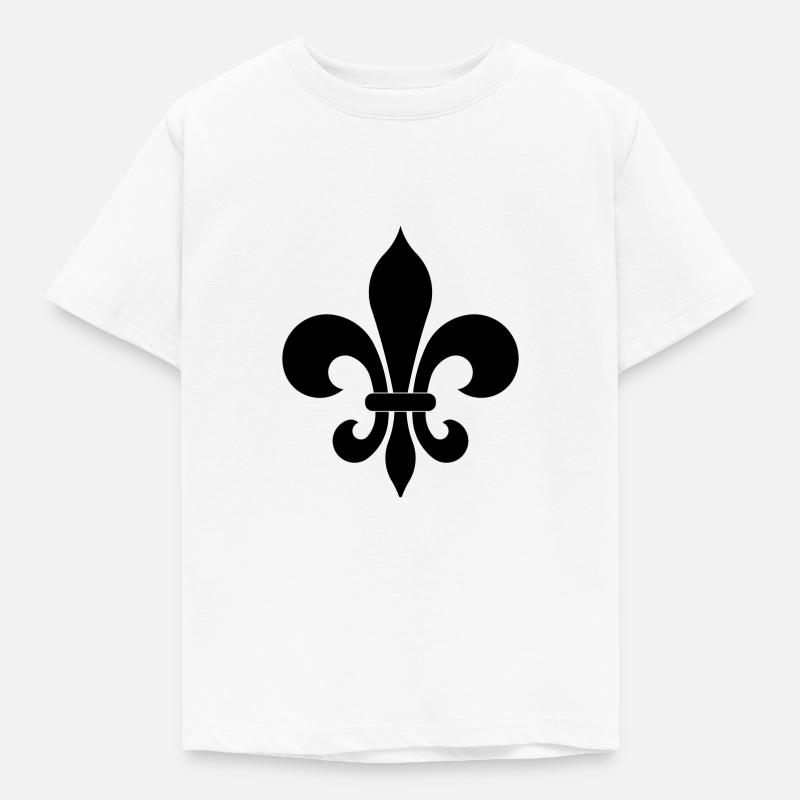 Fleur de lis - Kids' T-Shirt - white