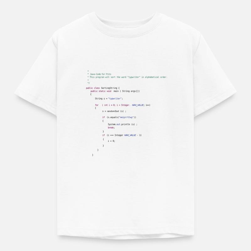 Programmierer - Kinder T-Shirt - Weiß