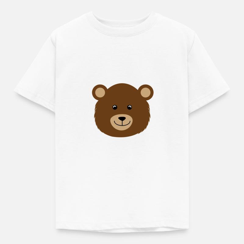 Bär - Kinder T-Shirt - Weiß