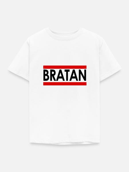 Bratan - Kinder T-Shirt - Weiß