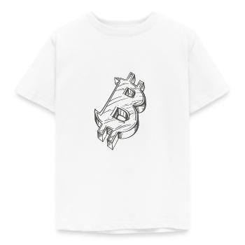 Bitcoin - Kids' T-Shirt - white - Front - AI Model Kid Male (0cm)