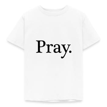 Prière Prière Jésus Christ Dieu Bible Chrétien - T-shirt Enfant - blanc - Devant - AI Model Kid Male (0cm)