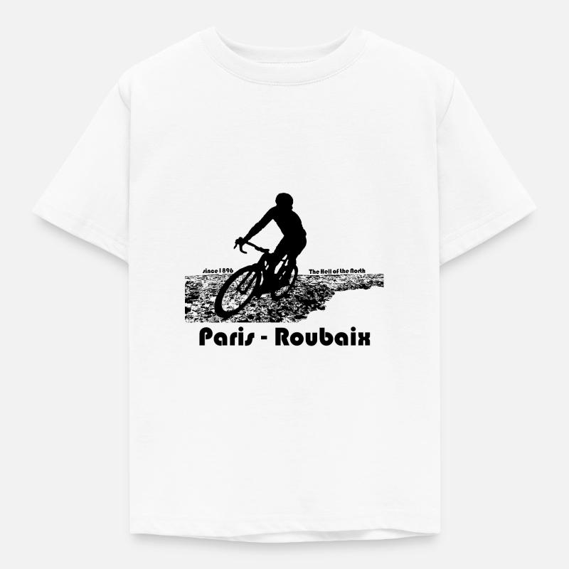 Paris - Roubaix - Kinder T-Shirt - Weiß