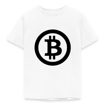 Bitcoin - Noir - T-shirt Enfant - blanc - Devant - AI Model Kid Male (0cm)