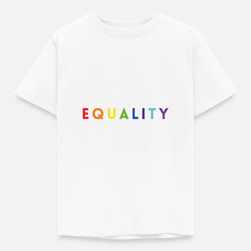 Equality lgbt Geschenk - Kinder T-Shirt - Weiß