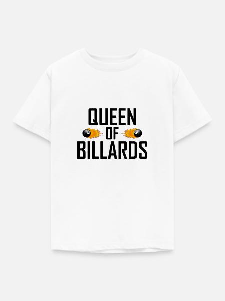Billard - Kinder T-Shirt - Weiß