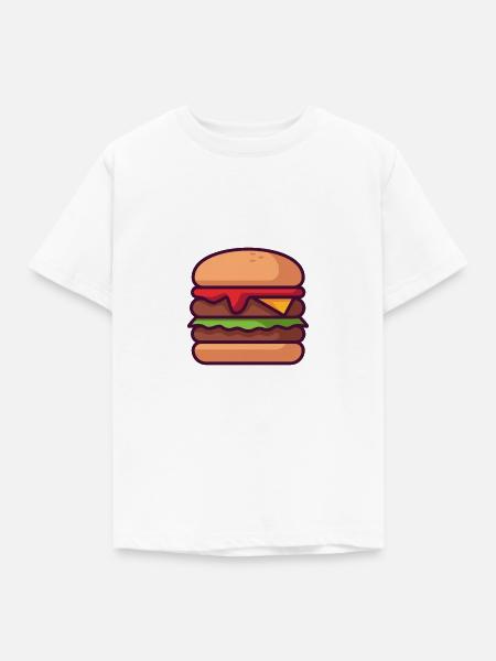 Hamburger - Kinder T-Shirt - Weiß