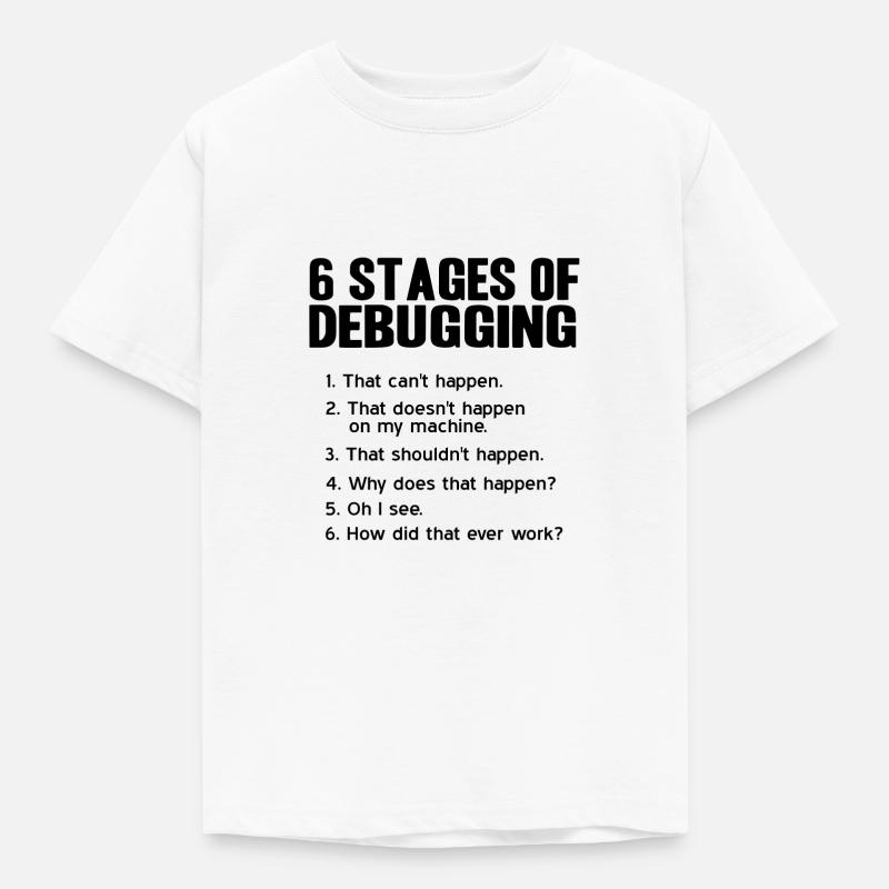 Programmierer - Kinder T-Shirt - Weiß