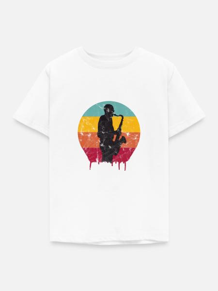 Jazz - Kinder T-Shirt - Weiß