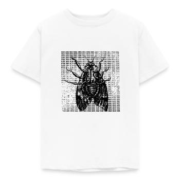 Bit moth - Kids' T-Shirt - white - Front - AI Model Kid Male (0cm)