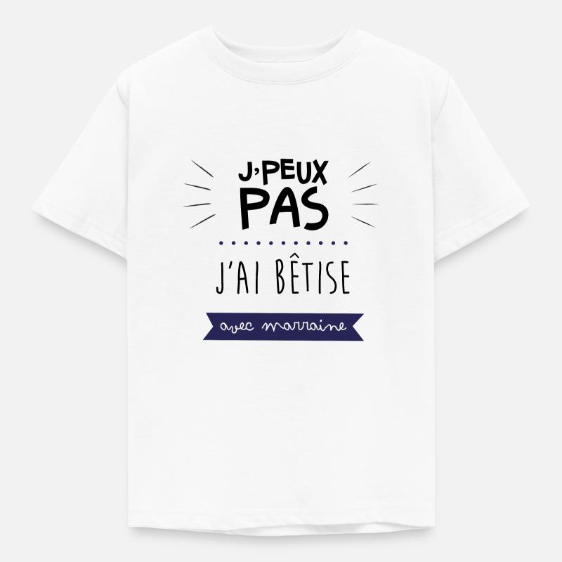 Ich kann mich nicht mit Patin täuschen - Kinder T-Shirt - Weiß
