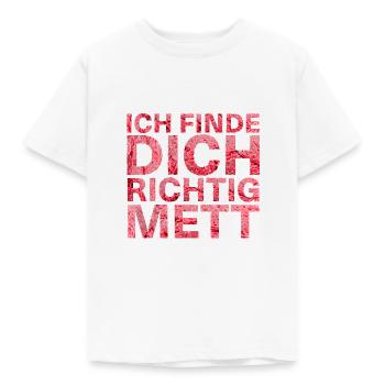 I think you're right Mett - Kids' T-Shirt - white - Front - AI Model Kid Male (0cm)