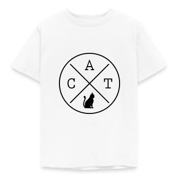 Cat cat lover gift - Kids' T-Shirt - white - Front - AI Model Kid Male (0cm)