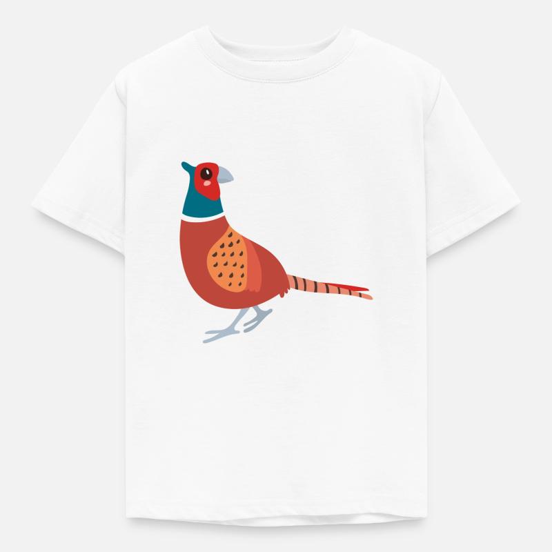 pheasant - Kids' T-Shirt - white