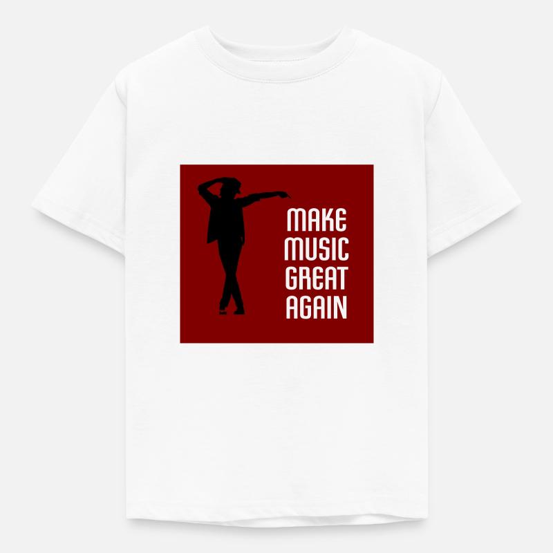 Make Music Great Again - Kinder T-Shirt - Weiß