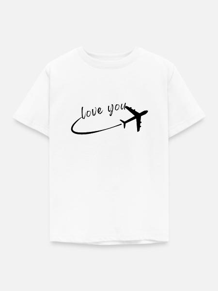 love you - Kinder T-Shirt - Weiß