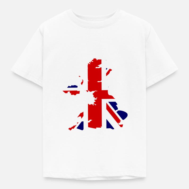 union flag - Kinder T-Shirt - Weiß