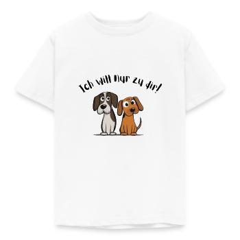 Hunde Spruch Geschenk - Kinder T-Shirt - Weiß - Vorne - AI Model Kid Male (0cm)