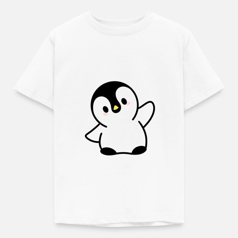 pinguini - Maglietta per bambini - bianco