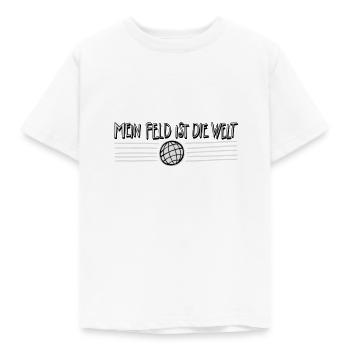 Die Welt - Kinder T-Shirt - Weiß - Vorne - AI Model Kid Male (0cm)