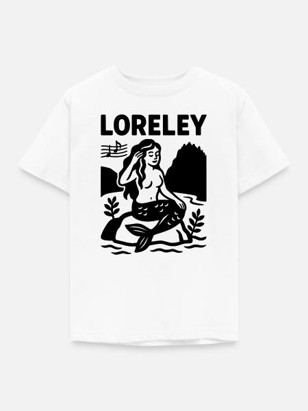 loreley - Kinder T-Shirt - Weiß