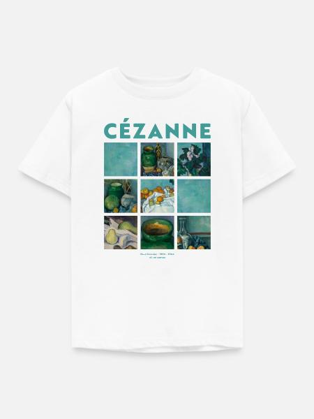 Kunst Malerei von Cezanne Impressionismus - Kinder T-Shirt - Weiß