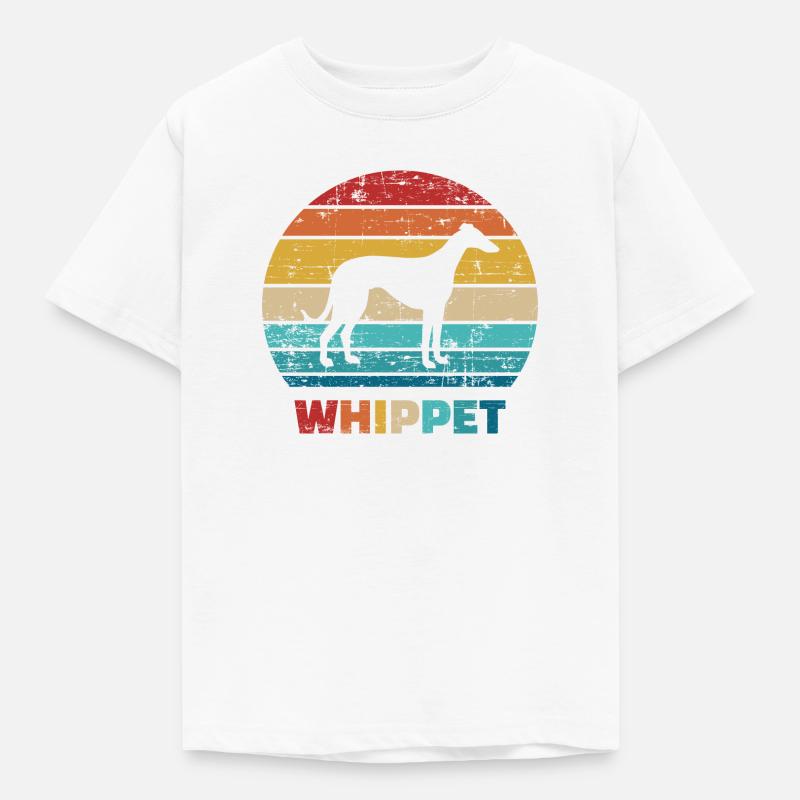 Whippet - Kids' T-Shirt - white