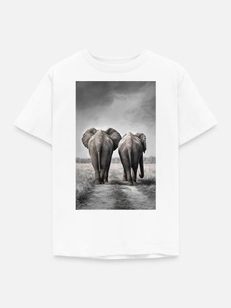 Dick & Doof - Kinder T-Shirt - Weiß
