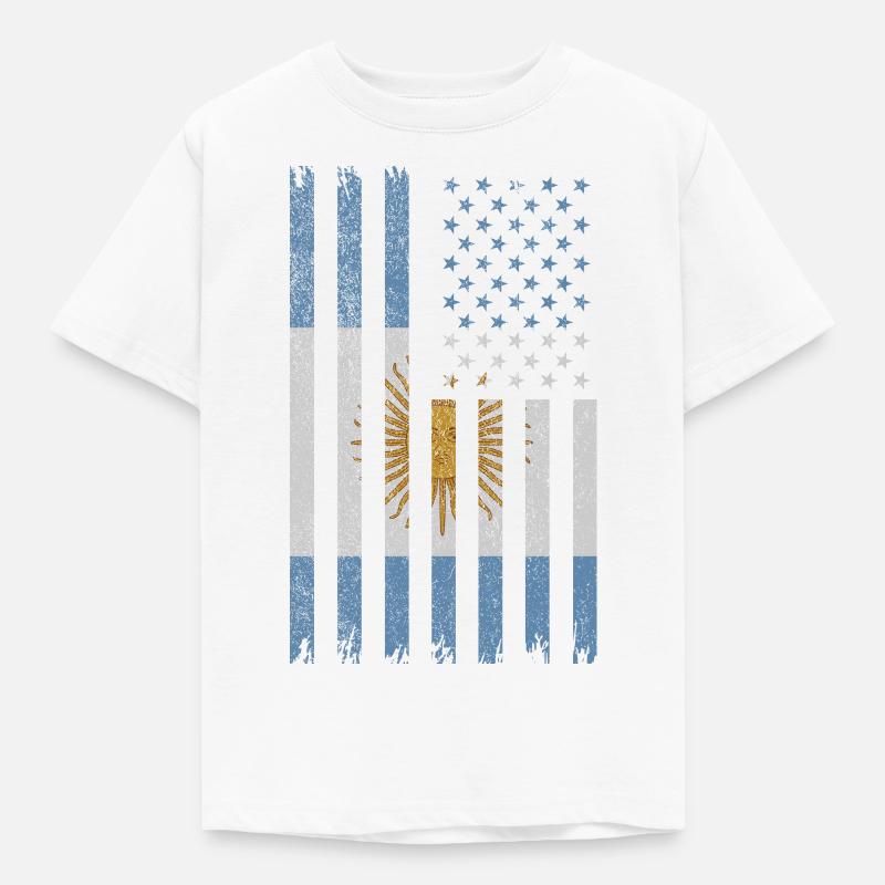 Argentinien - Kinder T-Shirt - Weiß