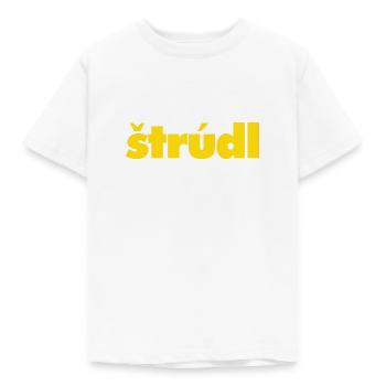 štrúdl - Kinder T-Shirt - Weiß - Vorne - AI Model Kid Male (0cm)