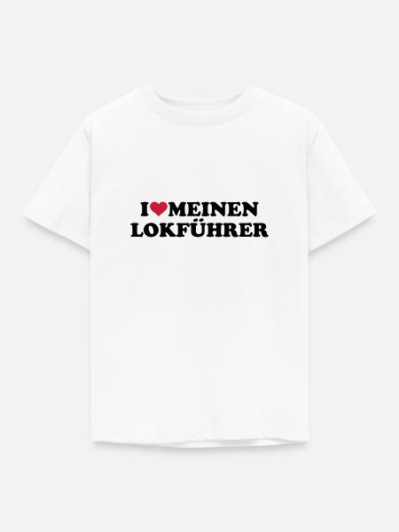 Lokführer - Kinder T-Shirt - Weiß