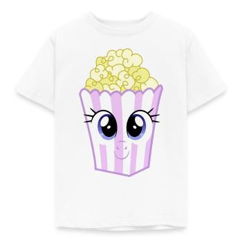 Pop corn - Kids' T-Shirt - white - Front - AI Model Kid Male (0cm)
