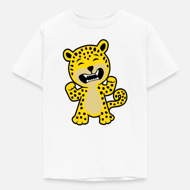 Léopard Grrrr - T-shirt Enfant - blanc