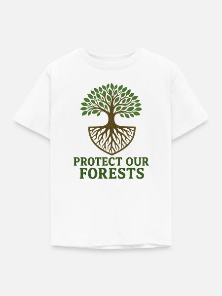 Baum des Lebens Umweltbewusstes Design - Kinder T-Shirt - Weiß