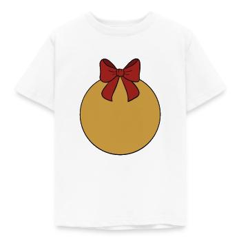 Weihnachtskugel  - Kinder T-Shirt - Weiß - Vorne - AI Model Kid Male (0cm)