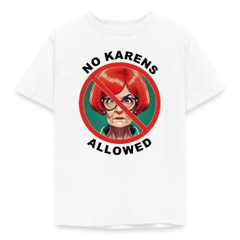 Karen_Ai-image_Tshirt_Luuks - Kids' T-Shirt - white - Front - AI Model Kid Male (0cm)