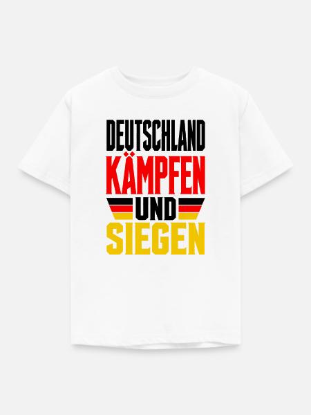 Deutschland Fan - Kinder T-Shirt - Weiß