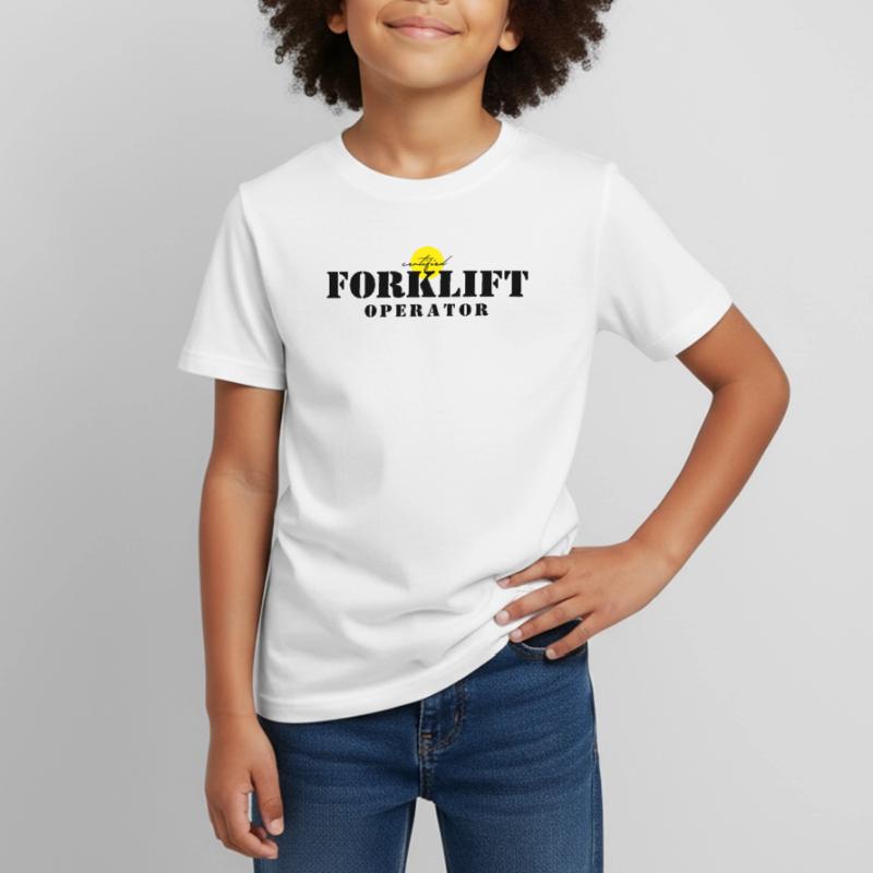 Forklift Operator Certification Kids' T-Shirt