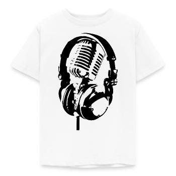 Mice ´n Phones - Kinder T-Shirt - Weiß - Vorne - AI Model Kid Male (0cm)