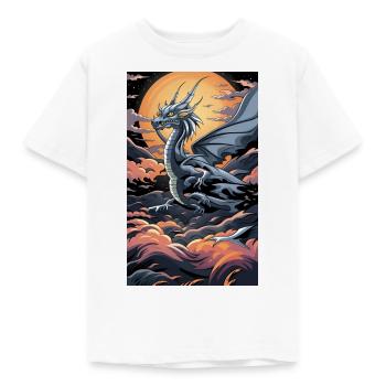 Moonlight Soaring:Otherworldly Beast - Kids' T-Shirt - white - Front - AI Model Kid Male (0cm)