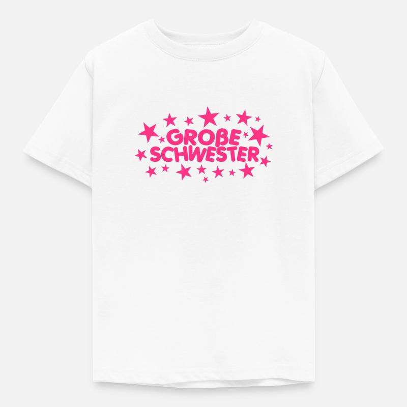 Große Schwester - Kinder T-Shirt - Weiß