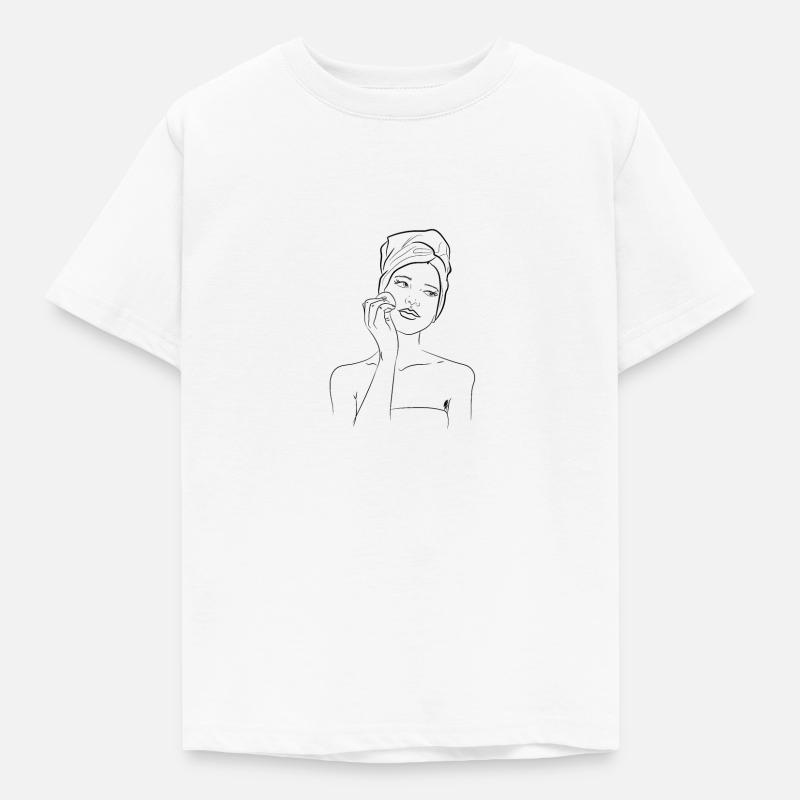 make-up, make-up, beauty, spa - Kids' T-Shirt - white