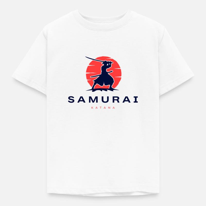Samouraï - T-shirt Enfant - blanc