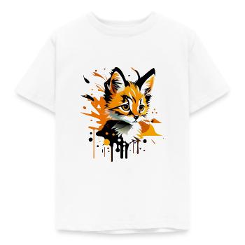 Kitten, Cat - Kids' T-Shirt - white - Front - AI Model Kid Male (0cm)