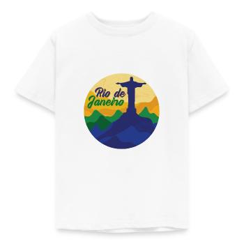 Rio de Janeiro - T-shirt Enfant - blanc - Devant - AI Model Kid Male (0cm)
