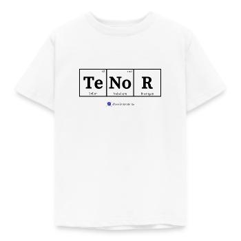 Tenor (light fabrics) - Kids' T-Shirt - white - Front - AI Model Kid Male (0cm)